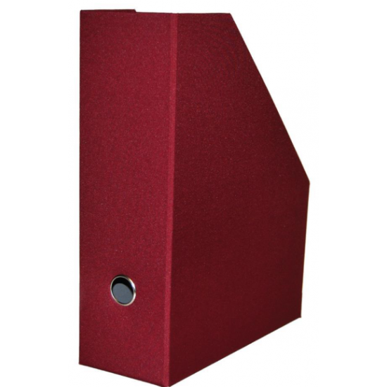 Νext θήκη περιοδικών σκληρή fabrics μπορντώ Υ33x27x10εκ.